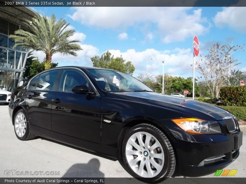 Jet Black / Black 2007 BMW 3 Series 335xi Sedan