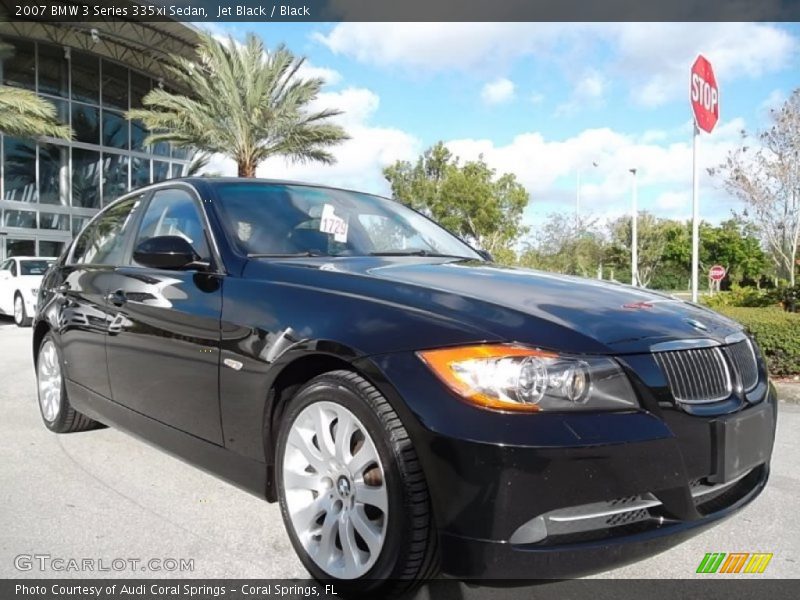 Jet Black / Black 2007 BMW 3 Series 335xi Sedan