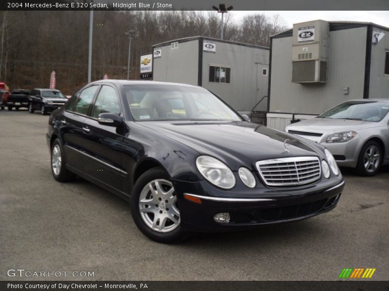 Midnight Blue / Stone 2004 Mercedes-Benz E 320 Sedan