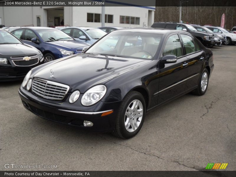 Midnight Blue / Stone 2004 Mercedes-Benz E 320 Sedan