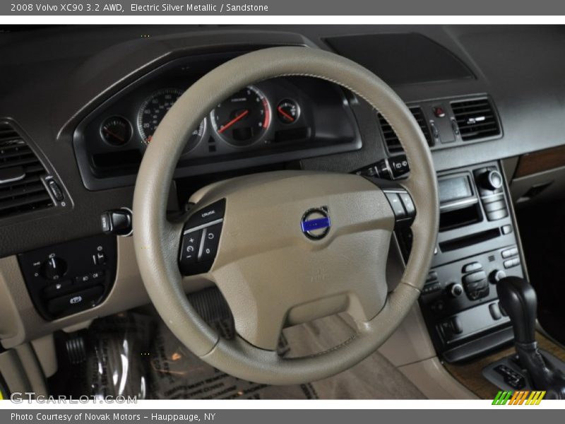 Electric Silver Metallic / Sandstone 2008 Volvo XC90 3.2 AWD