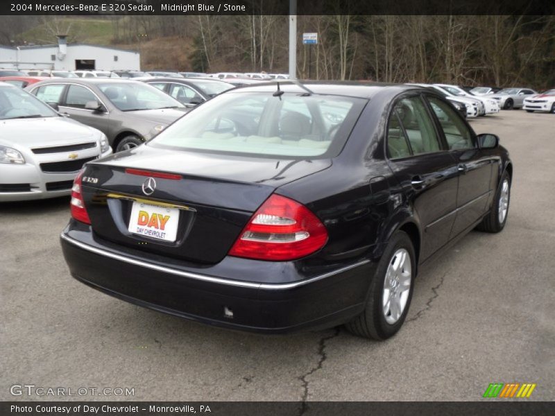 Midnight Blue / Stone 2004 Mercedes-Benz E 320 Sedan