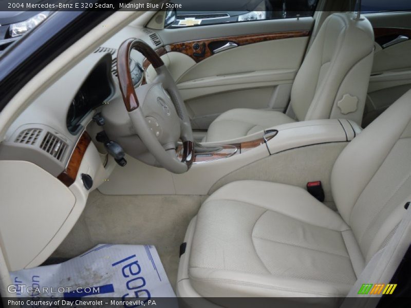 Midnight Blue / Stone 2004 Mercedes-Benz E 320 Sedan