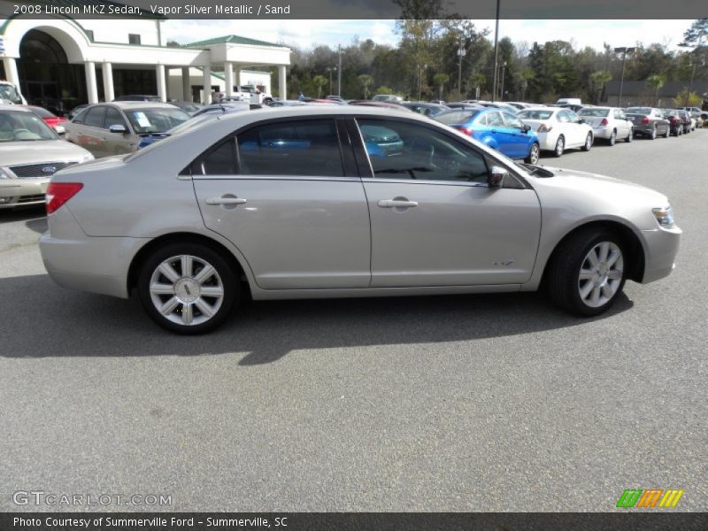 Vapor Silver Metallic / Sand 2008 Lincoln MKZ Sedan