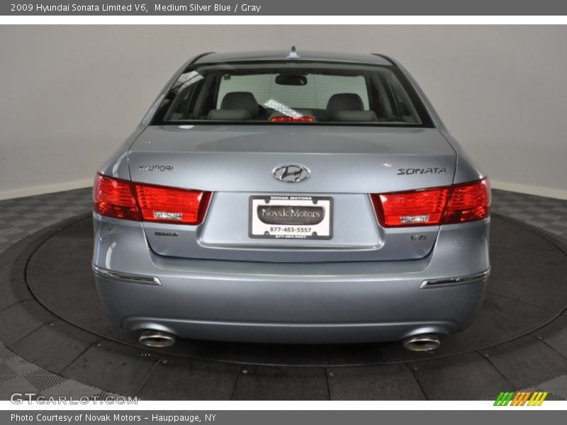 Medium Silver Blue / Gray 2009 Hyundai Sonata Limited V6