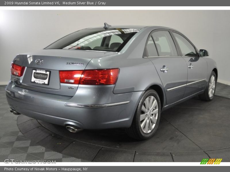 Medium Silver Blue / Gray 2009 Hyundai Sonata Limited V6