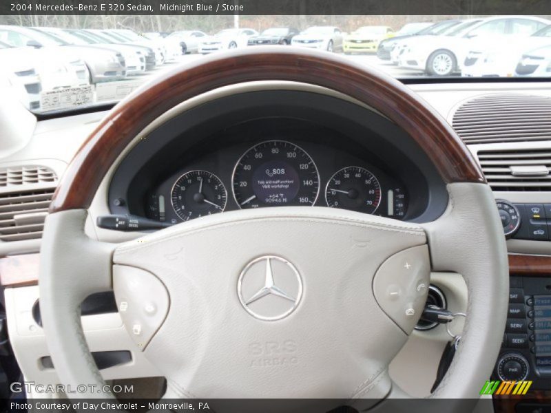 Midnight Blue / Stone 2004 Mercedes-Benz E 320 Sedan