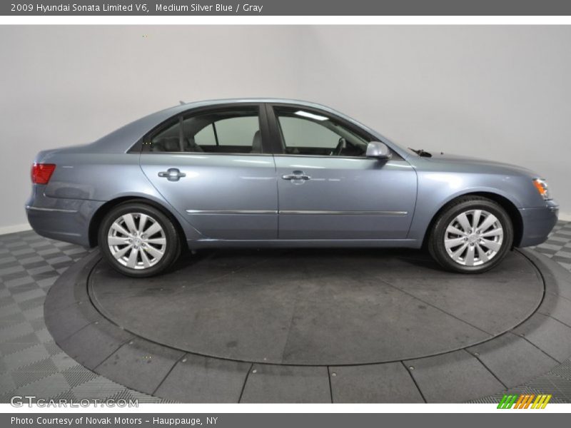 Medium Silver Blue / Gray 2009 Hyundai Sonata Limited V6