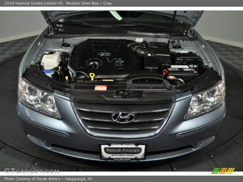 Medium Silver Blue / Gray 2009 Hyundai Sonata Limited V6
