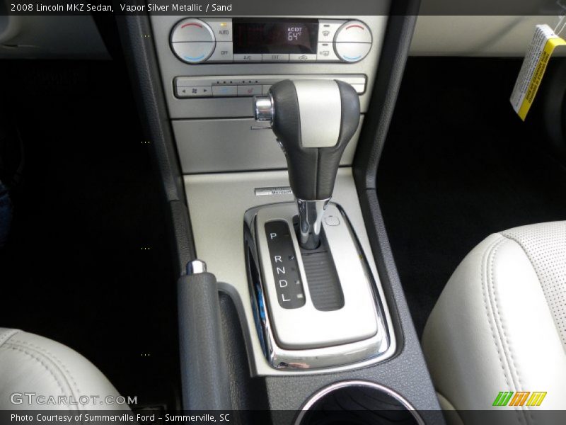 Vapor Silver Metallic / Sand 2008 Lincoln MKZ Sedan