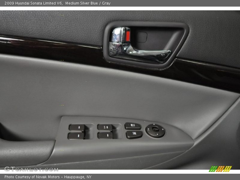 Medium Silver Blue / Gray 2009 Hyundai Sonata Limited V6