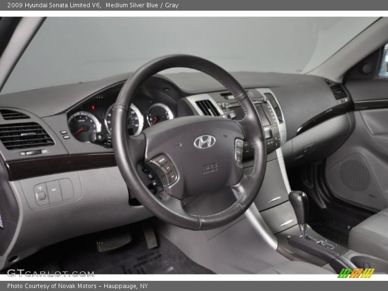 Medium Silver Blue / Gray 2009 Hyundai Sonata Limited V6