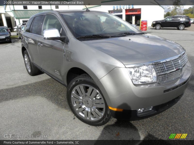 Vapor Silver Metallic / Charcoal Black 2008 Lincoln MKX