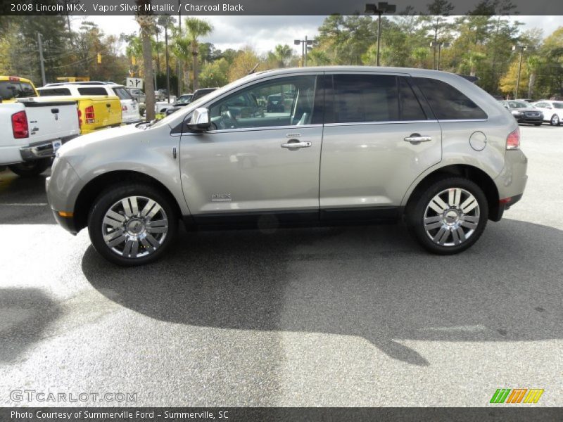 Vapor Silver Metallic / Charcoal Black 2008 Lincoln MKX