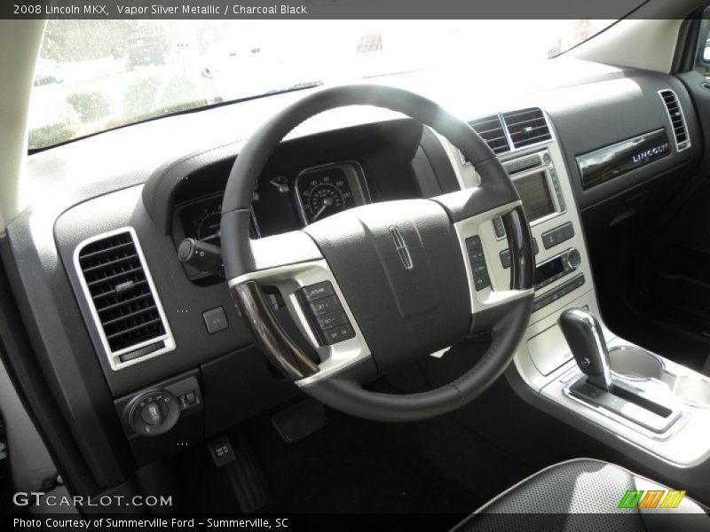 Vapor Silver Metallic / Charcoal Black 2008 Lincoln MKX
