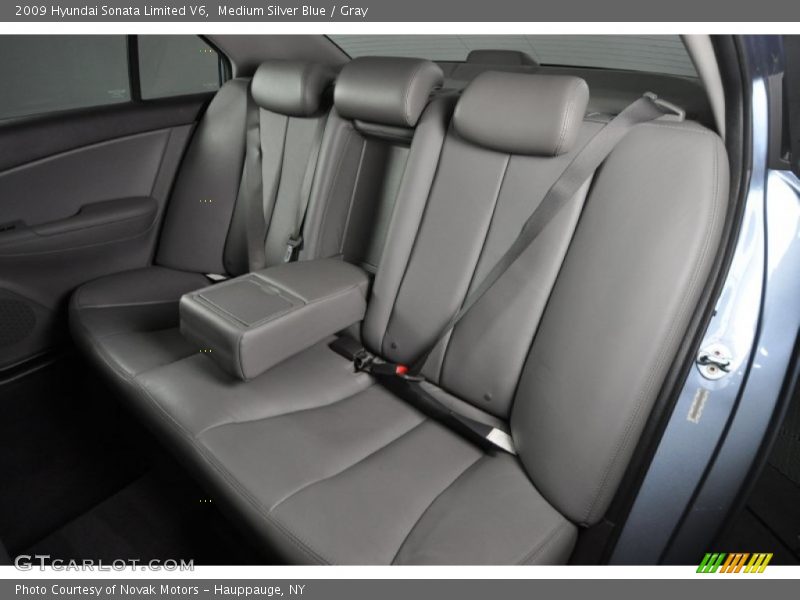 Medium Silver Blue / Gray 2009 Hyundai Sonata Limited V6