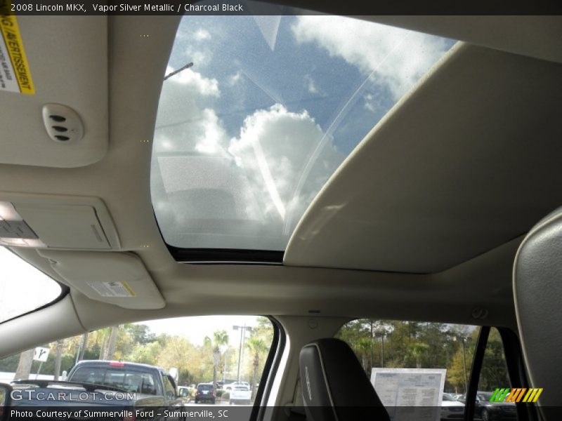 Vapor Silver Metallic / Charcoal Black 2008 Lincoln MKX