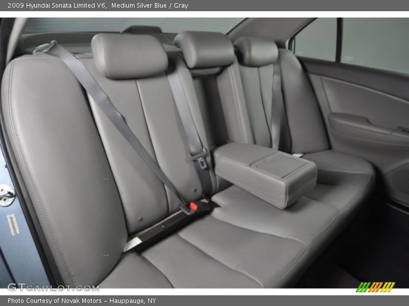 Medium Silver Blue / Gray 2009 Hyundai Sonata Limited V6