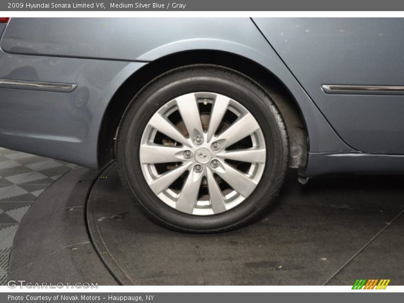 Medium Silver Blue / Gray 2009 Hyundai Sonata Limited V6