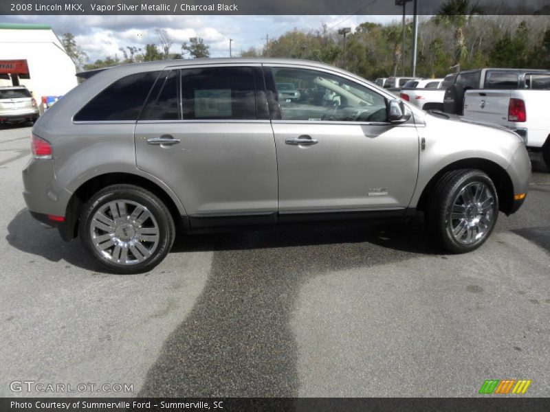Vapor Silver Metallic / Charcoal Black 2008 Lincoln MKX