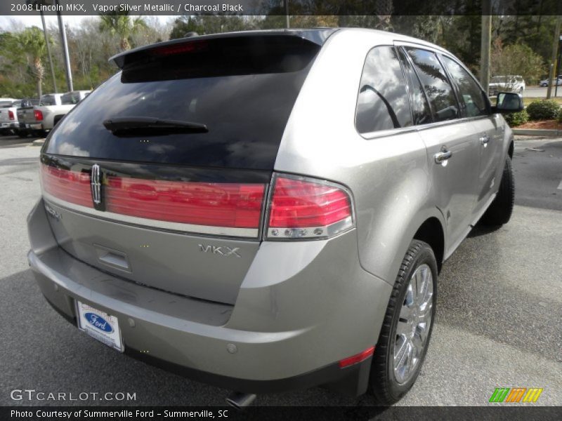 Vapor Silver Metallic / Charcoal Black 2008 Lincoln MKX
