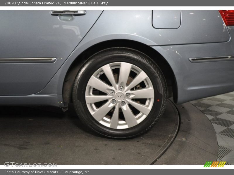 Medium Silver Blue / Gray 2009 Hyundai Sonata Limited V6