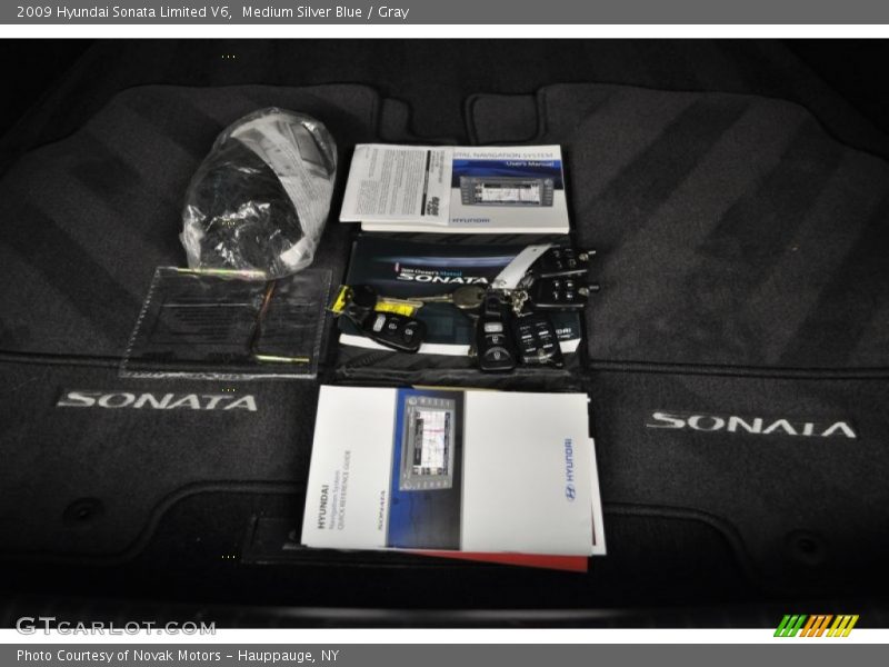 Medium Silver Blue / Gray 2009 Hyundai Sonata Limited V6