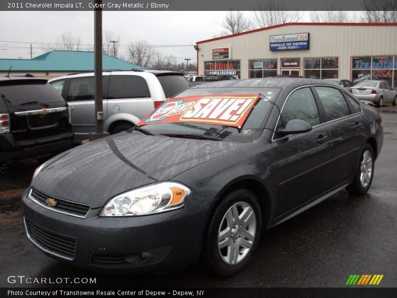 Cyber Gray Metallic / Ebony 2011 Chevrolet Impala LT