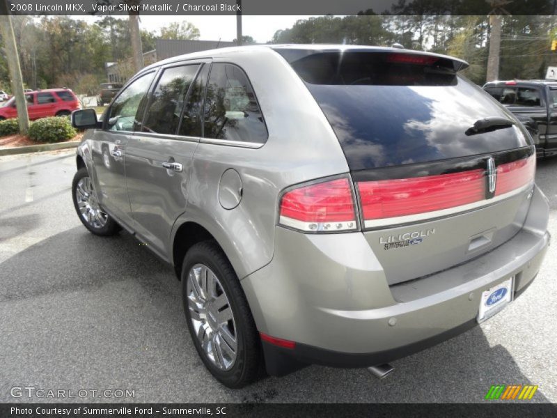 Vapor Silver Metallic / Charcoal Black 2008 Lincoln MKX