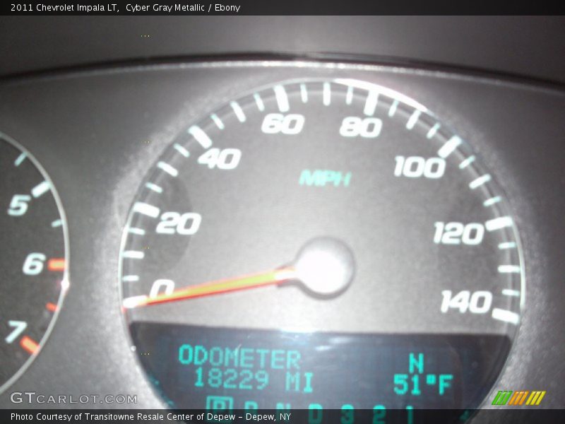 Cyber Gray Metallic / Ebony 2011 Chevrolet Impala LT