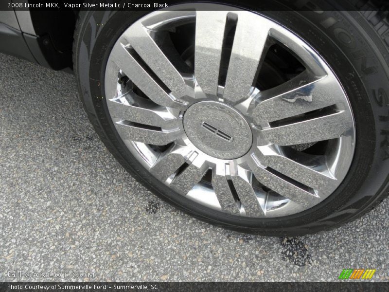 Vapor Silver Metallic / Charcoal Black 2008 Lincoln MKX