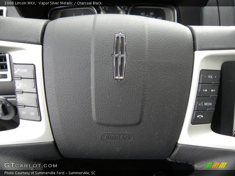 Vapor Silver Metallic / Charcoal Black 2008 Lincoln MKX