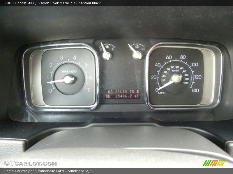 Vapor Silver Metallic / Charcoal Black 2008 Lincoln MKX
