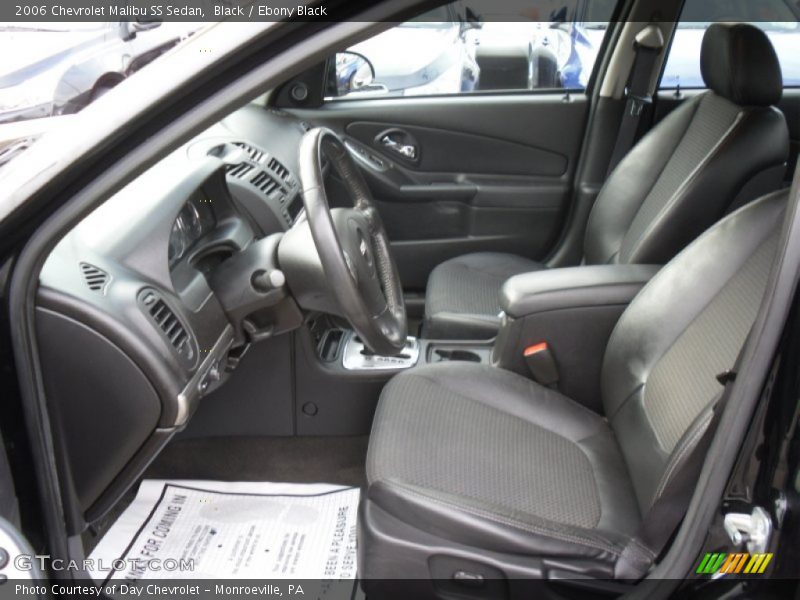  2006 Malibu SS Sedan Ebony Black Interior