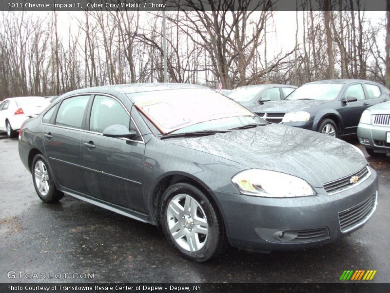 Cyber Gray Metallic / Ebony 2011 Chevrolet Impala LT