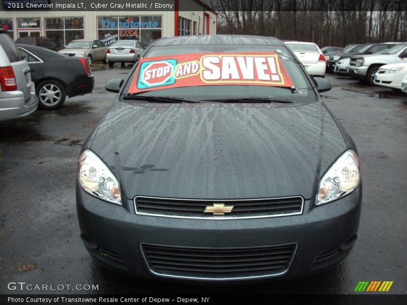 Cyber Gray Metallic / Ebony 2011 Chevrolet Impala LT