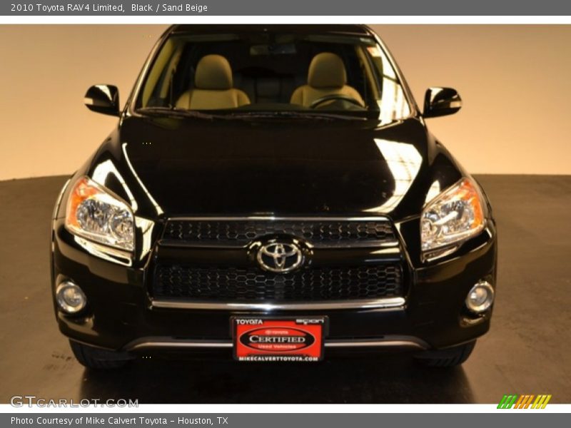 Black / Sand Beige 2010 Toyota RAV4 Limited
