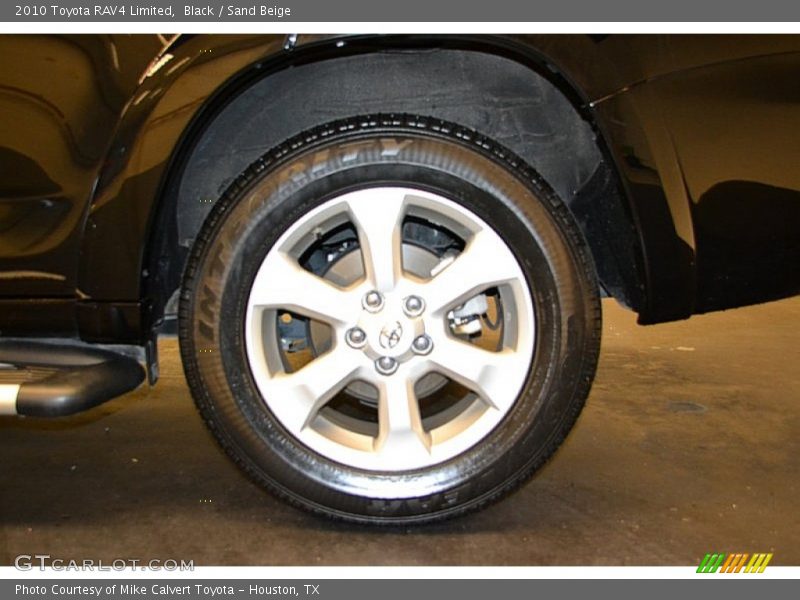 Black / Sand Beige 2010 Toyota RAV4 Limited