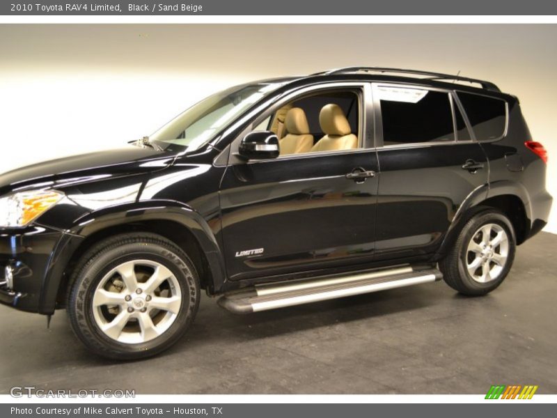 Black / Sand Beige 2010 Toyota RAV4 Limited