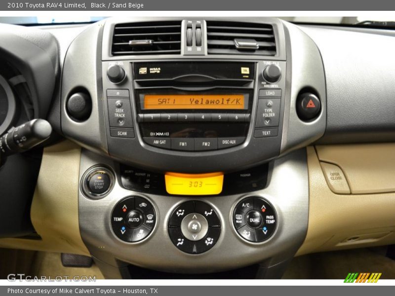 Black / Sand Beige 2010 Toyota RAV4 Limited