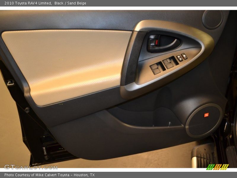 Black / Sand Beige 2010 Toyota RAV4 Limited