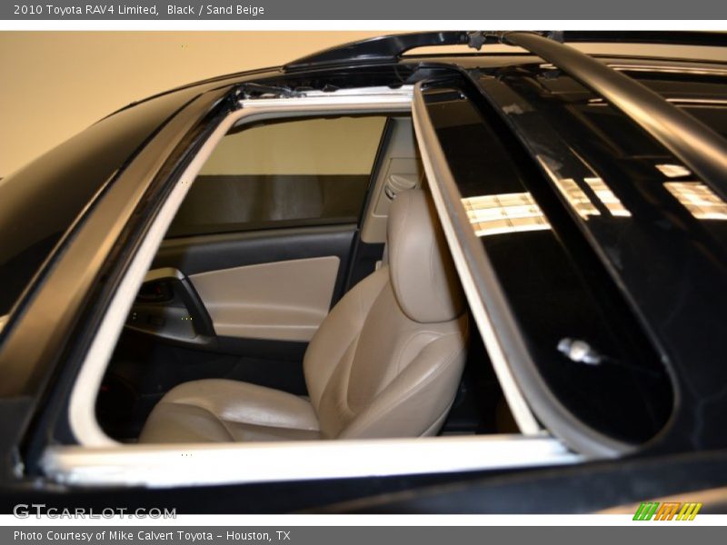 Black / Sand Beige 2010 Toyota RAV4 Limited