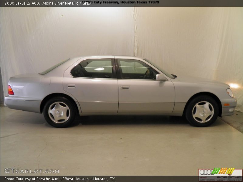 Alpine Silver Metallic / Gray 2000 Lexus LS 400