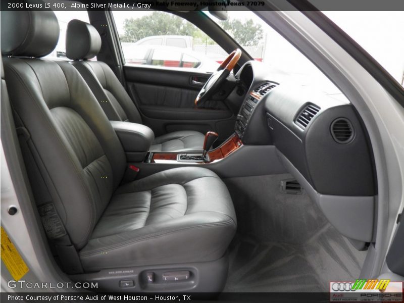 Alpine Silver Metallic / Gray 2000 Lexus LS 400