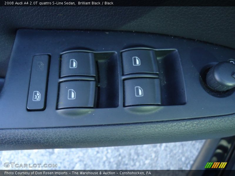 Brilliant Black / Black 2008 Audi A4 2.0T quattro S-Line Sedan