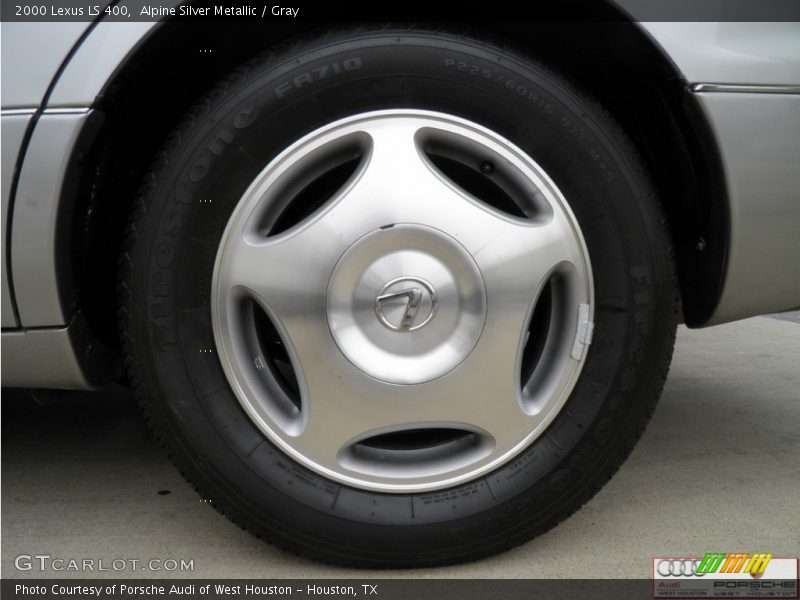 Alpine Silver Metallic / Gray 2000 Lexus LS 400