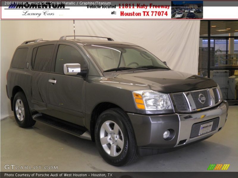 Smoke Metallic / Graphite/Titanium 2004 Nissan Armada SE