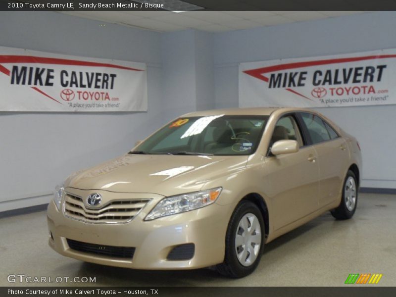 Sandy Beach Metallic / Bisque 2010 Toyota Camry LE