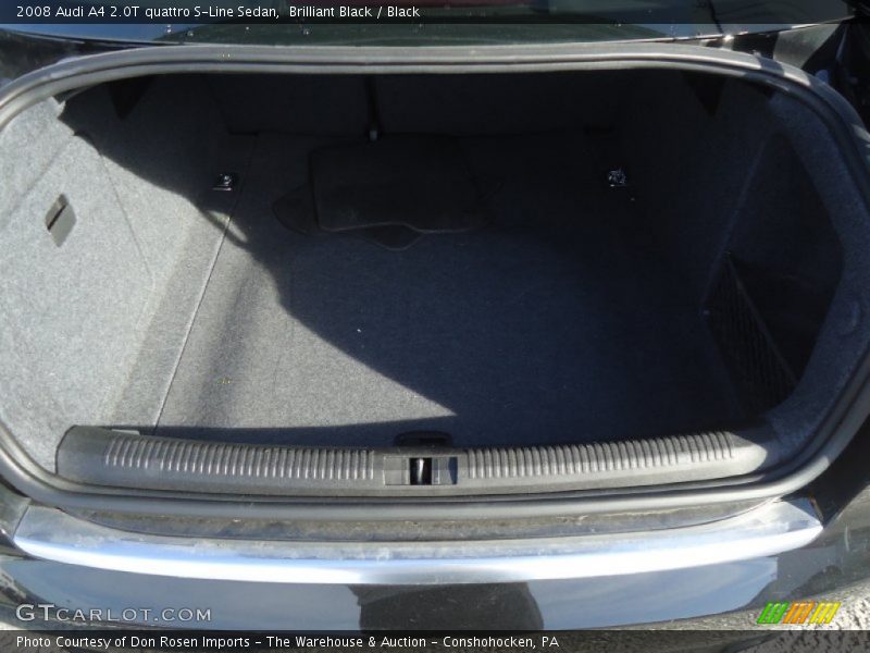 Brilliant Black / Black 2008 Audi A4 2.0T quattro S-Line Sedan