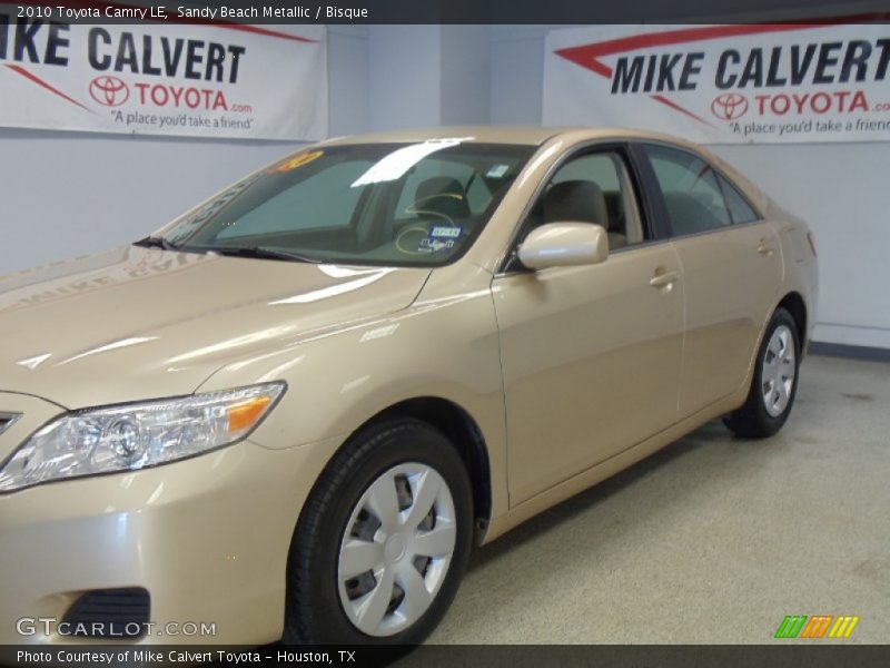 Sandy Beach Metallic / Bisque 2010 Toyota Camry LE